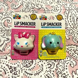 Brand New! Tsum Tsum Lip Smackers Marie and Dumbo Set!